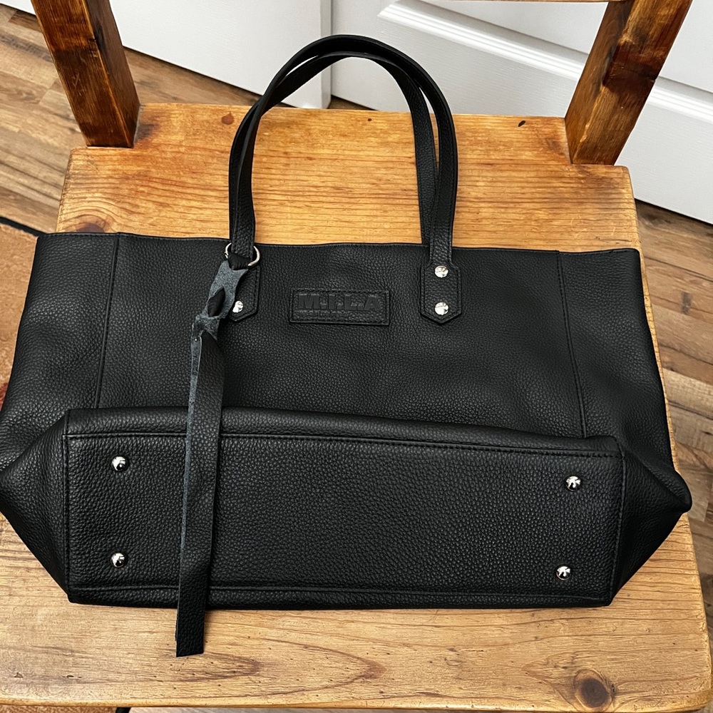 Mila Black Tote Bag